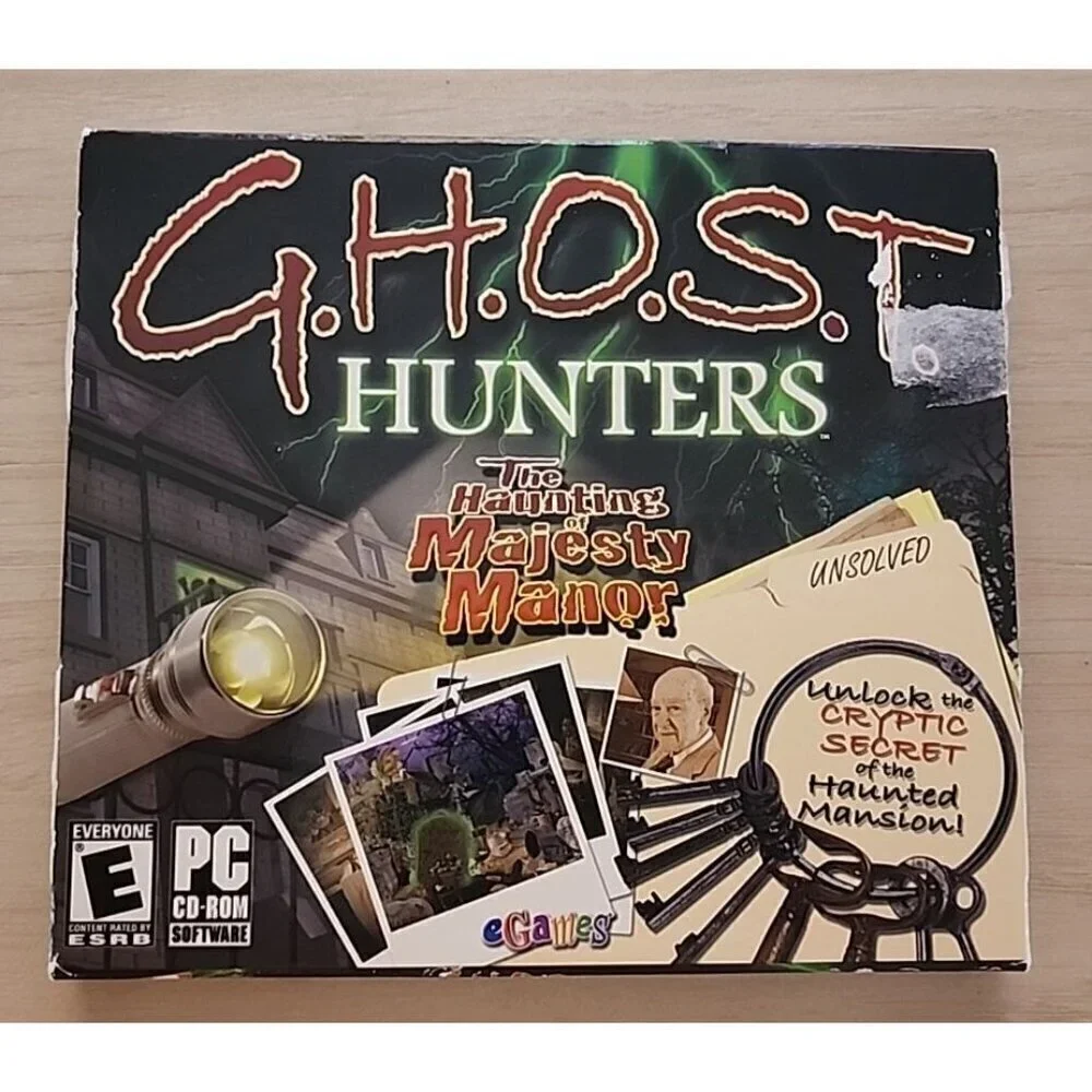 GHOST HUNTERS The Haunting of Majesty Manor PC Game 2007 Aisle 5 Games